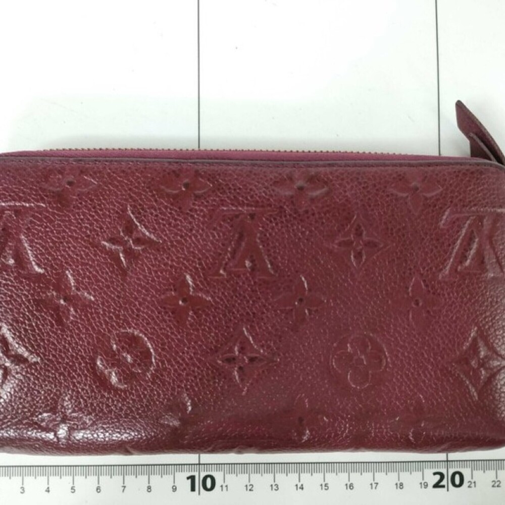 LOUIS VUITTON Zippy Wallet M62214 Raisin (Purple) Monogram Empreinte Women's ... - Picture 2 of 10